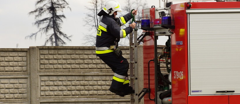 W akcji gaśniczej uczestniczyły trzy zastępy straży pożarnej /RMF FM