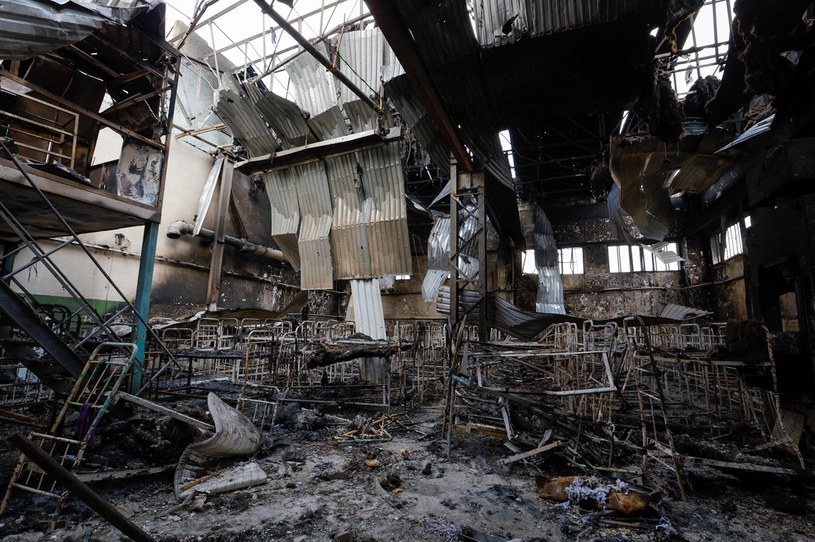 W ataku na obóz w Ołeniwce zginęło 53 ukraińskich jeńców /ALEXANDER ERMOCHENKO / Reuters / Forum /Agencja FORUM