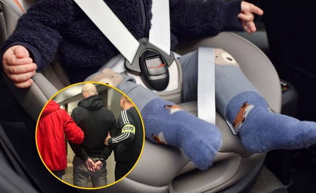 W aucie miał zabronione środki i malutkie dziecko. Nieodpowiedzialność 33-latka poraża