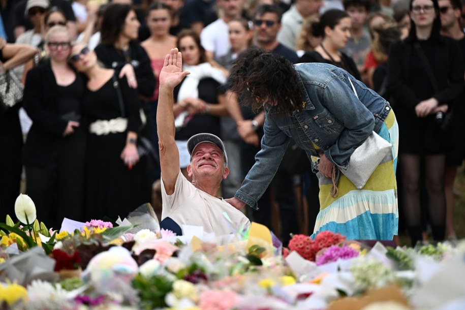 W Australii uczczono pamięć ofiar ataku /BIANCA DE MARCHI /PAP/EPA