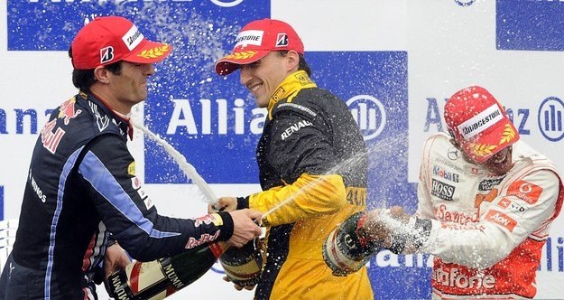 W Belgii Robert Kubica stanął na podium /AFP