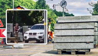 W biały dzień kradł płyty chodnikowe i ładował do BMW. Jednego nie przewidział