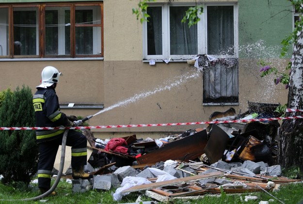 W budynku eksplodowała butla z gazem /Grzegorz Momot /PAP