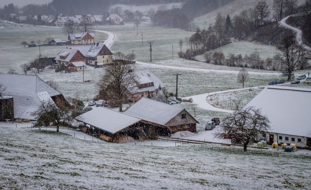 W Bukowinie Tatrzańskiej spadł śnieg