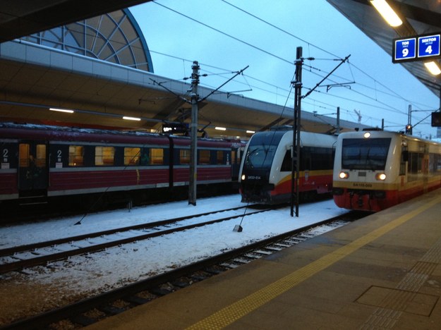 W całym kraju stanęło blisko 200 pociągów /Maciej Grzyb /RMF FM