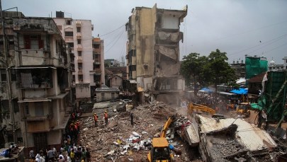 W centrum Bombaju runął budynek. Pod gruzami może być wiele osób