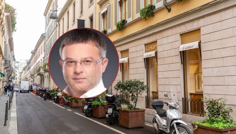 W centrum Mediolanu znaleziono ciało Ołeksandra Adaricza, znanego ukraińskiego bankiera. Wypadł z okna? /X/zrzut ekranu /Shutterstock