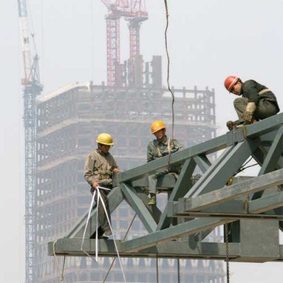 "W Chinach pracujemy długo, intensywnie, dopiero po zakończeniu budowy cieszymy się i odpoczywamy" /AFP