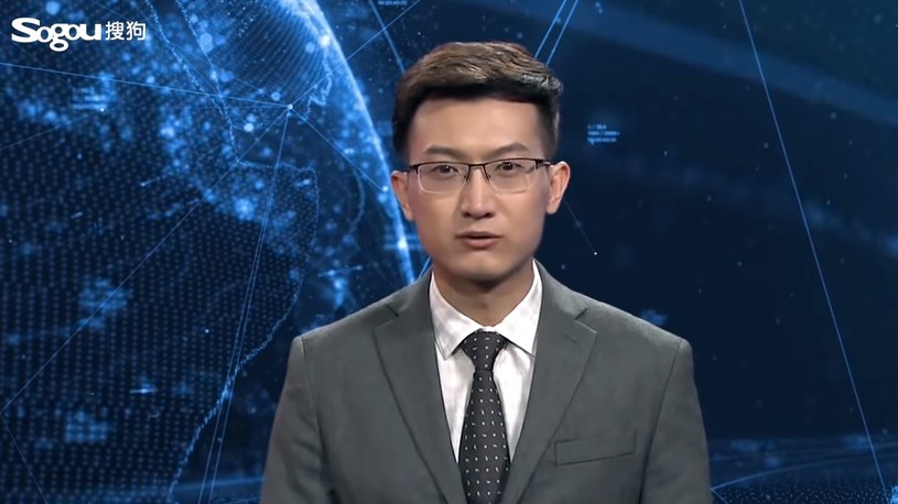 W chińskiej telewizji występuje prezenter wygenerowany z pomocą DeepFake /Geekweek