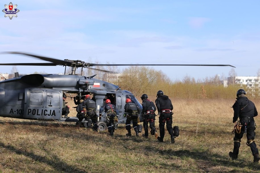 W ćwiczeniach brali udział m. in. strażacy i policjanci /Policja Lubelska /