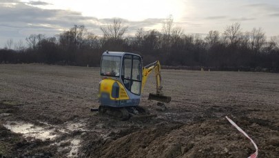 ​W czasie joggingu odnalazł przywłaszczoną koparkę