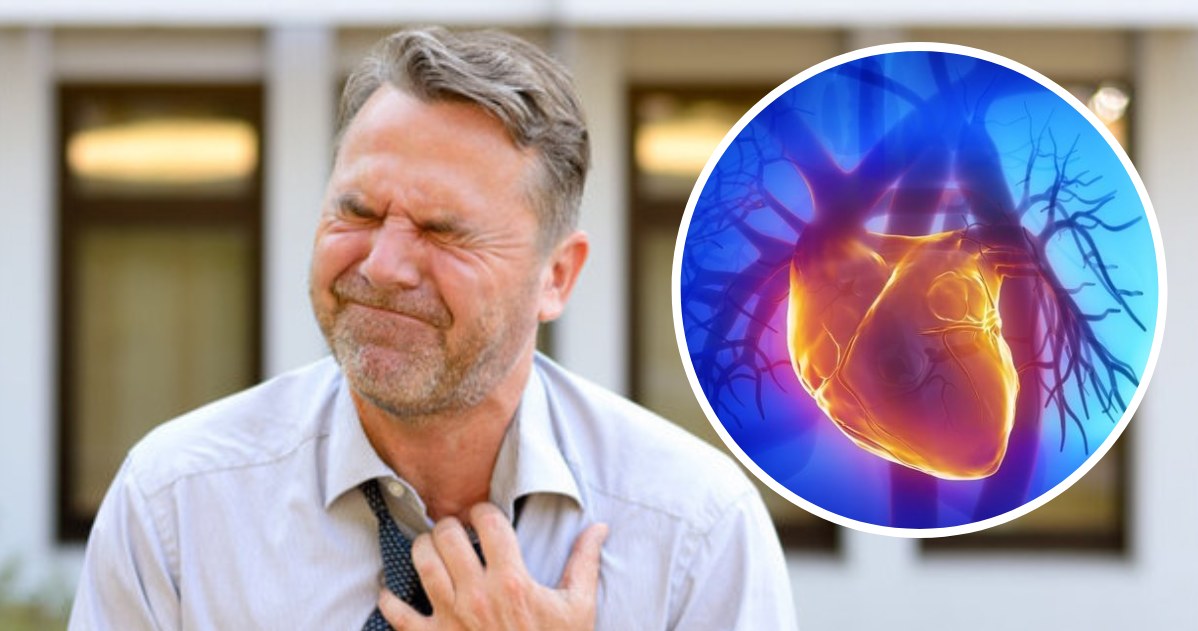 W czasie zawału mięśnia sercowego chory bardzo często odczuwa duszność, strach przed śmiercią, a także ból lub silny ucisk w klatce piersiowej /123RF/PICSEL