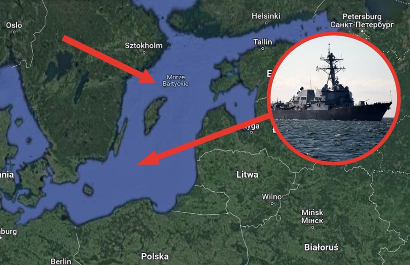 W czerwcu odbędą się na Bałtyku manewry wojskowe BALTOPS 22 /Google Maps /Zrzut ekranu /domena publiczna