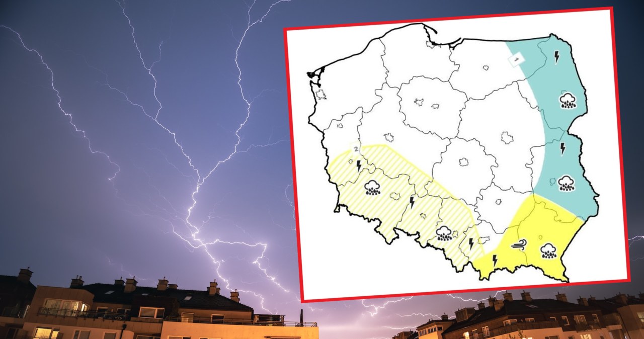 W czwartek będzie burzowo nie tylko w dzień, ale też w nocy. IMGW wydało ostrzeżenia /Marek Piwnicki/Unsplash/IMGW /