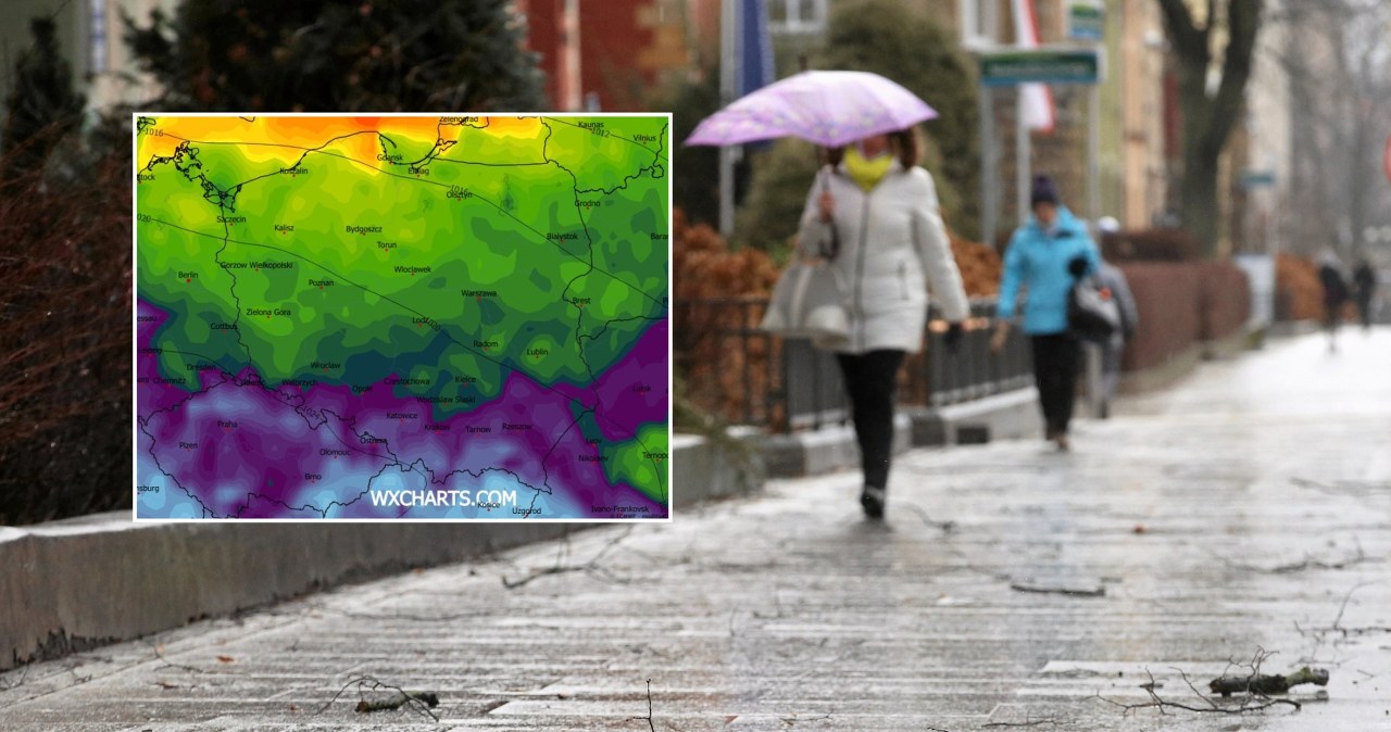 W czwartek będzie deszczowo i nieprzyjemnie. Lokalnie na północy trzeba uważać na silne podmuchy wiatru /Cezary Aszkiełowicz/Agencja Wyborcza.pl/WXCHARTS /