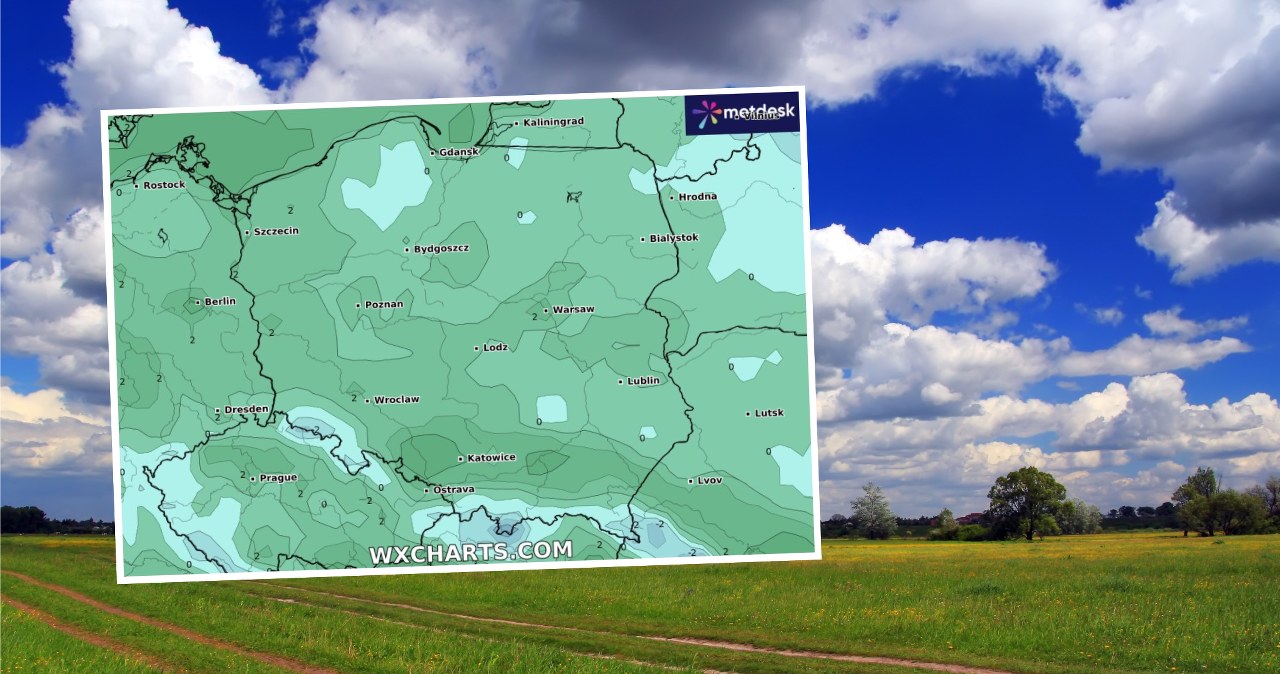 W czwartek będzie słonecznie, choć na południu może padać deszcz, a w górach również śnieg. W większości Polski obowiązują alerty IMGW dotyczące przymrozków /anton_petrus/123rf/WXCHARTS /