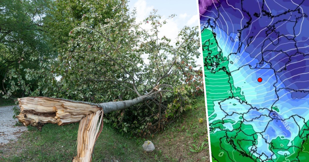 W czwartek pogoda będzie bardzo wymagająca. IMGW ostrzega przed wichurami, które najsilniejsze będą wieczorem i w nocy /sergiodvphoto/123rf/WXCHARTS /