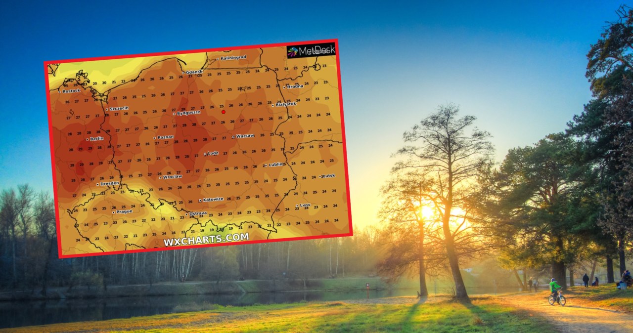 W czwartek przez cały dzień będziemy mogli cieszyć się wspaniałą, słoneczną pogodą. Temperatury sięgną 28 st. C /Alestrphoto/123rf/WXCHARTS /