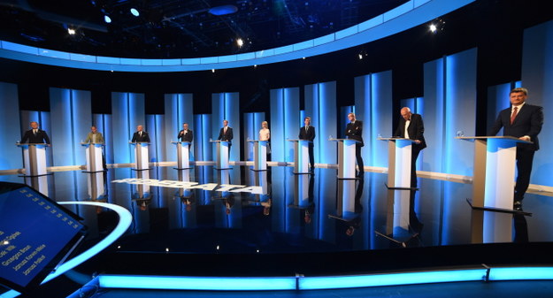W debacie wzięło udział 10 z 11 kandydatów na prezydenta /Radek Pietruszka /PAP