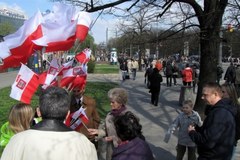 W drodze na Plac Piłsudskiego