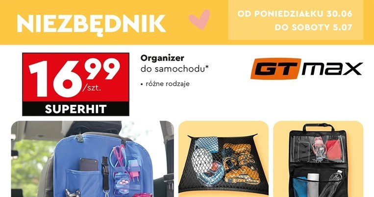 W drogę bez stresu! Niezawodne akcesoria samochodowe teraz w promocji w Biedronce /Biedronka /INTERIA.PL