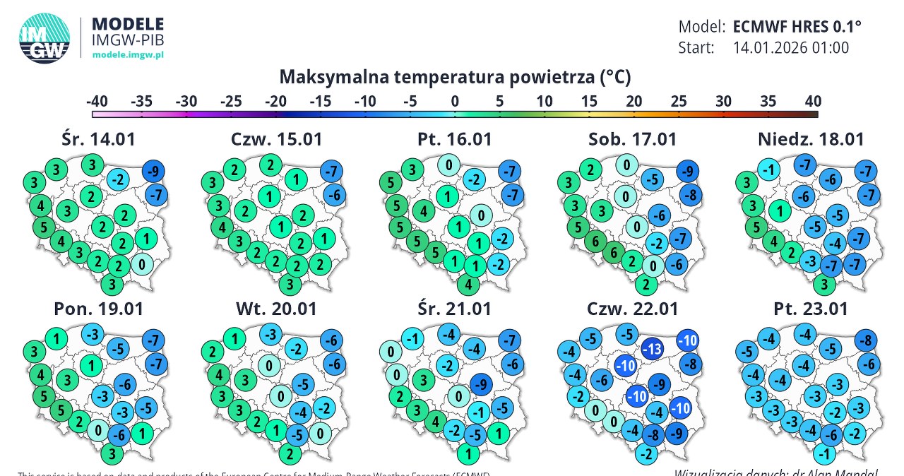 W drugiej połowie lutego do Polski znów napłynie chłodniejsze powietrze, przynosząc siarczyste mrozy /IMGW /