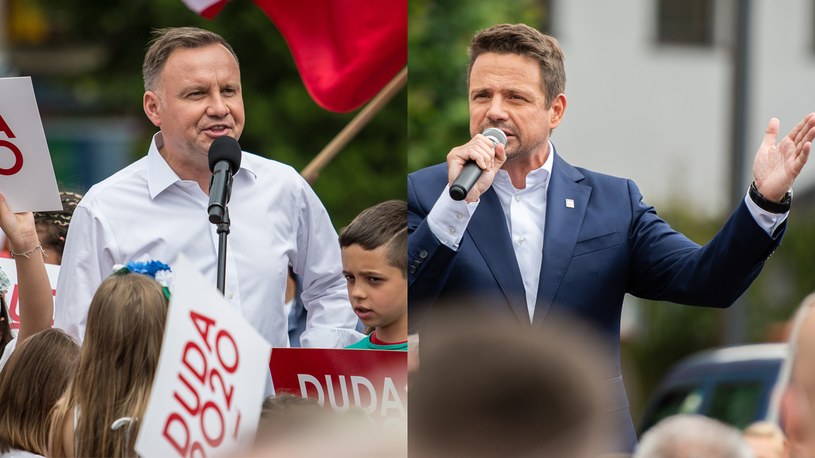 W drugiej turze zmierzą się Andrzej Duda i Rafał Trzaskowski /Zbigniew Komorowski/Mateusz Słodkowski/Forum /Agencja FORUM
