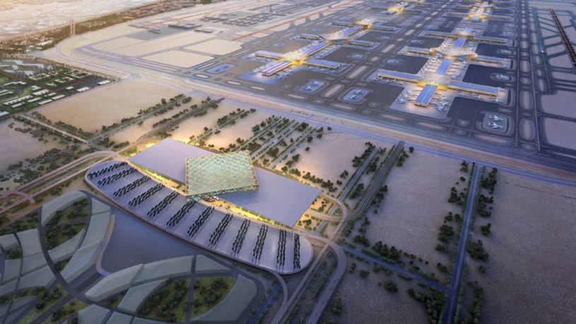 W Dubaju ma powstać największe lotnisko na świecie /Dubai Airports /materiały prasowe