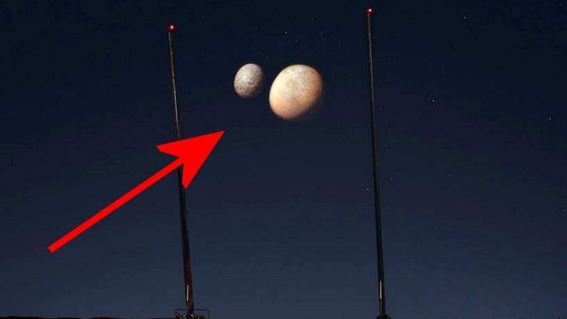 W Dubaju na nocnym niebie pojawiły się dwa księżyce Marsa. To testy projekcji Blue Beam? /Geekweek