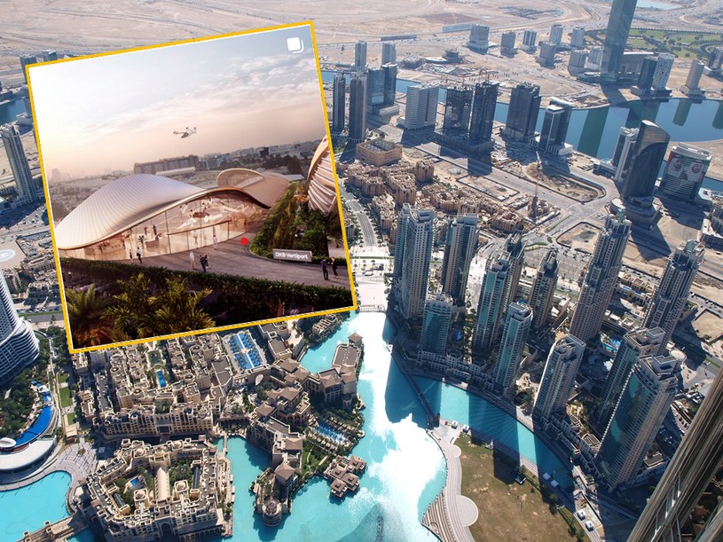 W Dubaju powstanie sieć portów obsługująca latające taksówki /Instagram/fosterandpartners/Sandra /Pixabay.com