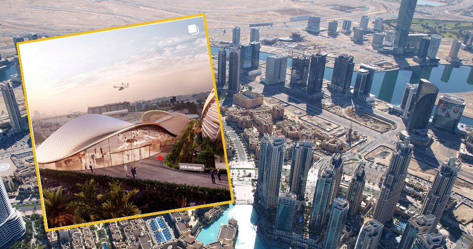 W Dubaju powstanie sieć portów obsługująca latające taksówki /Instagram/fosterandpartners/Sandra /Pixabay.com