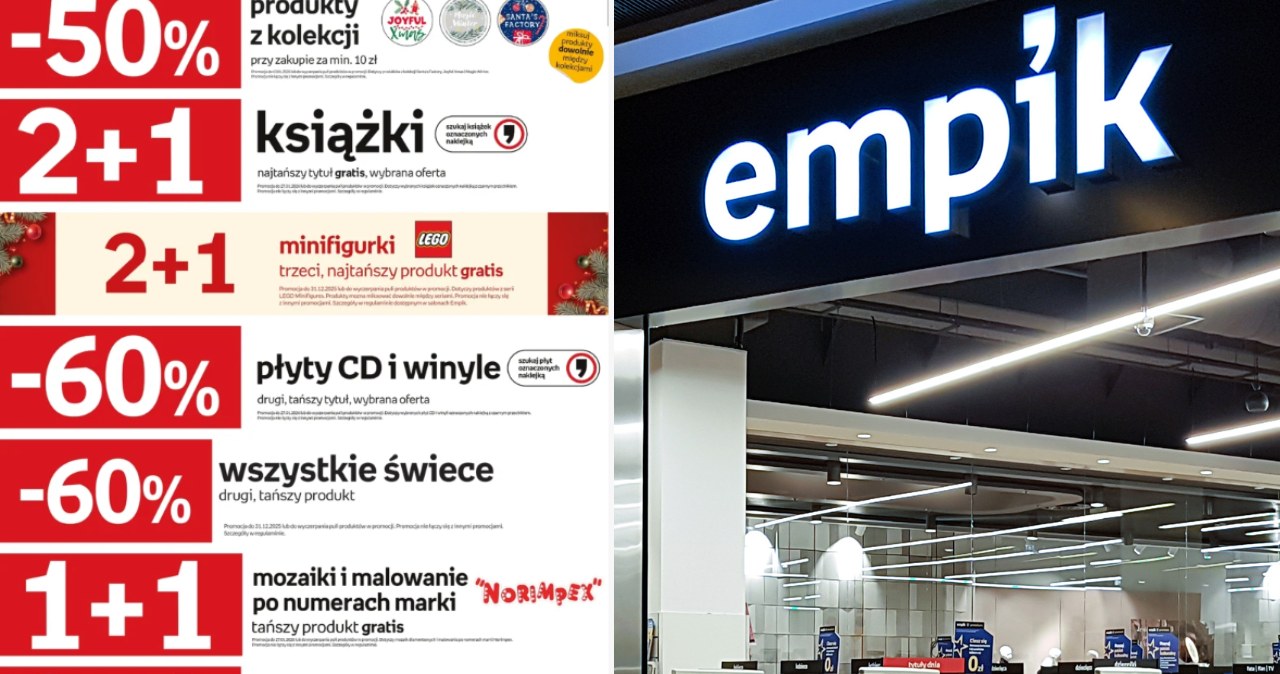 W Empiku trwa czyszczenie magazynów! Klocki i książki za grosze /Canva Pro /INTERIA.PL