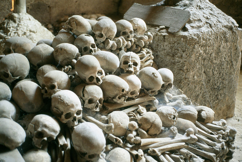 W Fontanelle znajdują się czaszki około 40 tysięcy anonimowych ludzi /Getty Images