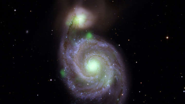 W galaktyce M51 znajduje się niezwykle jasna gwiazda neutronowa /NASA
