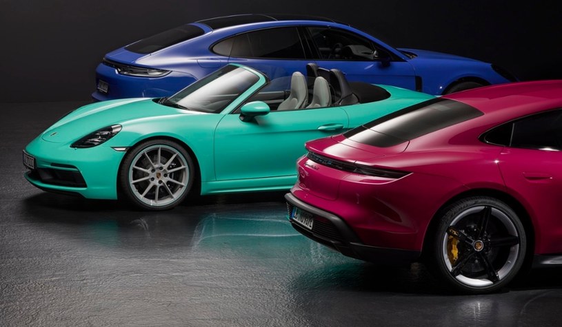 W gamie Porsche pojawiło się sporo nowych kolorów lakierów /Informacja prasowa