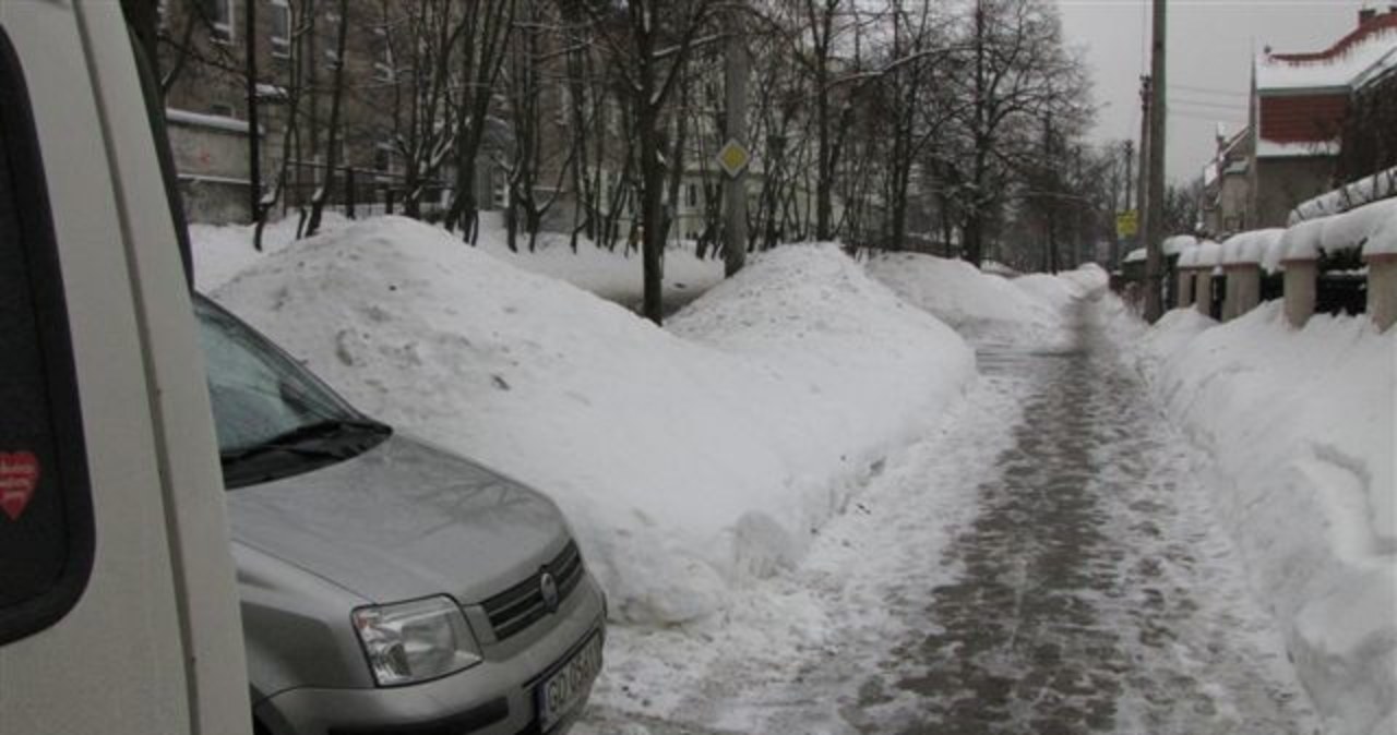 W Gdańsku nie ma już miejsca na śnieg
