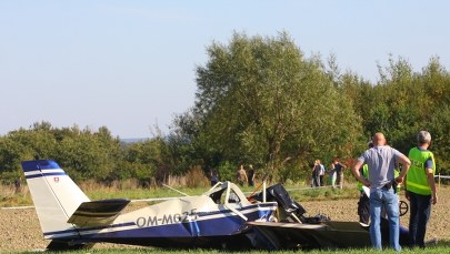 W Głębinowie rozbiła się awionetka, dwie osoby nie żyją