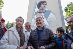 W Gliwicach odsłonięto mural Włodzimierza Lubańskiego