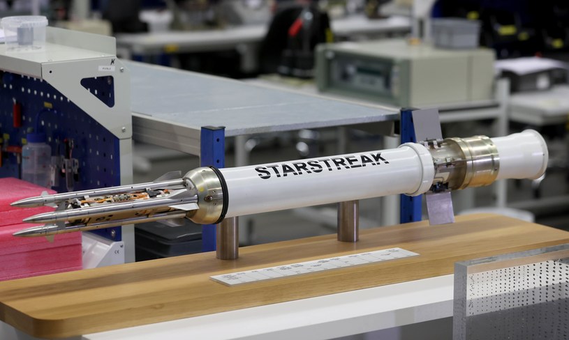 W głowicy rakiety Starstreak znajdują się dodatkowe trzy podpociski /Liam McBurney - Pool/Getty Images /Getty Images