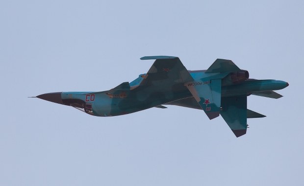 W górach Kaukazu rozbił się bombowiec Su-34. Załoga nie żyje