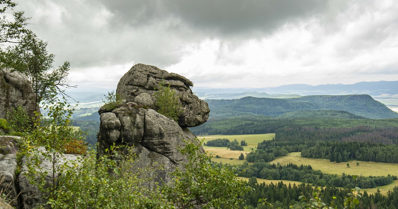 W Górach Stołowych spotkamy niezwykłe formacje skalne /Stanislaw Bielski/REPORTER /East News
