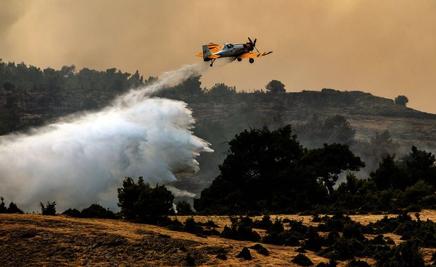 W Grecji w lipcu spłonęło ponad 13 tys. hektarów lasów