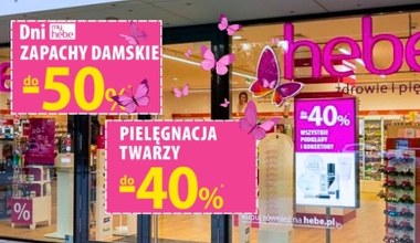 W Hebe rabaty nawet do -50%. Pielęgnacja i perfumy w niższych cenach