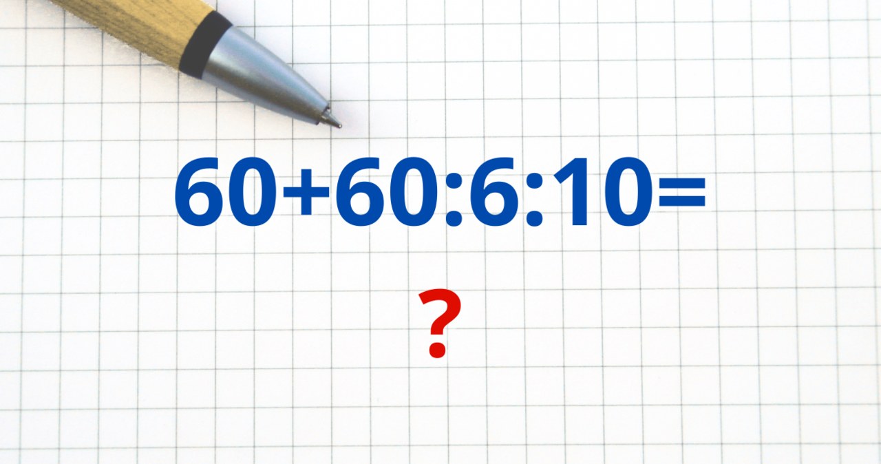W ile sekund rozwiążesz zagadkę matematyczną? /Canva Pro