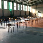 W Jonkowie ósmoklasiści z trzech szkół zdają egzamin razem