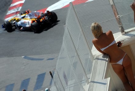 W kalendarzu nowej F1 nie mogło zabraknąć GP Monako /AFP