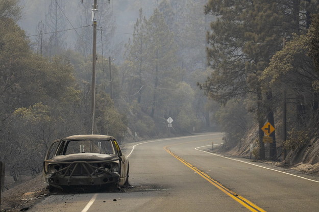 W Kalifornii pożary pochłonęły w tym roku rekordową powierzchnię - 1,24 mln ha /PETER DaSILVA /PAP/EPA