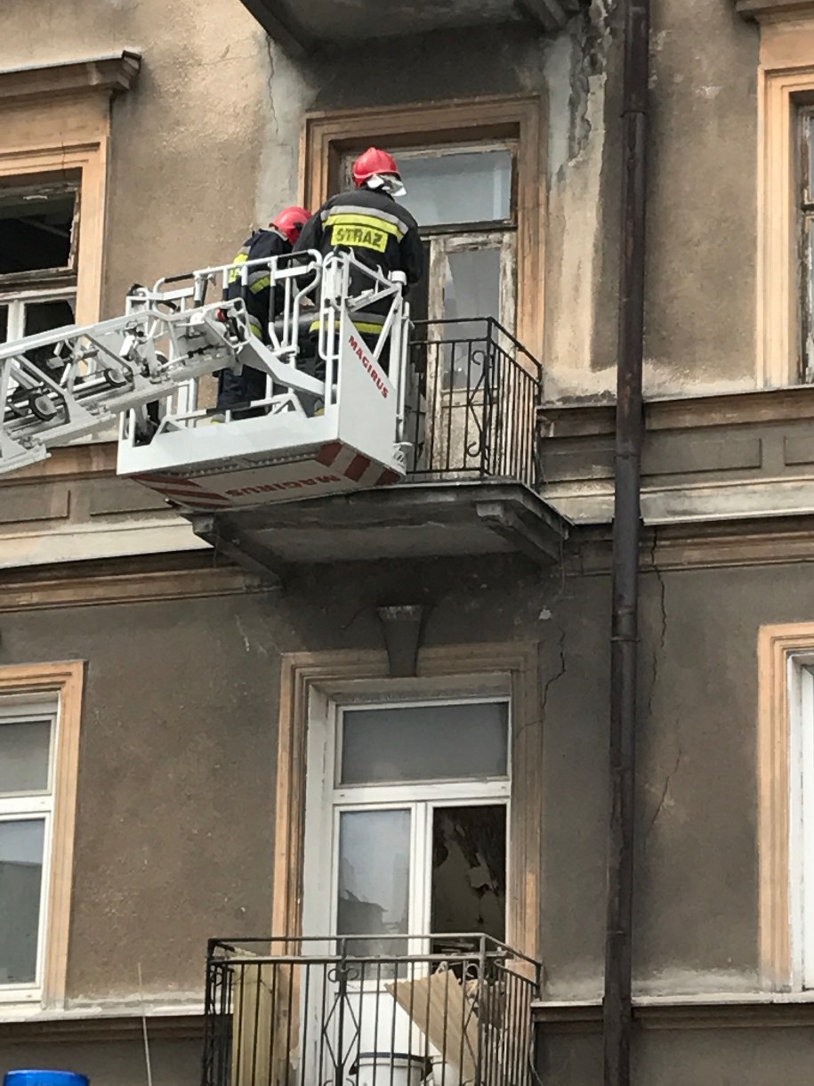 W kamienicy zawalił się strop /Krzysztof Kot /RMF FM