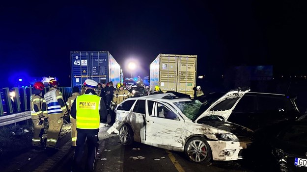 W karambolu brało udział ponad 20 aut /Policja Pomorska /Policja