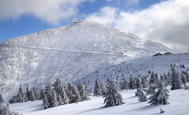 W Karkonoszach duży mróz i trzeci stopień zagrożenia lawinowego